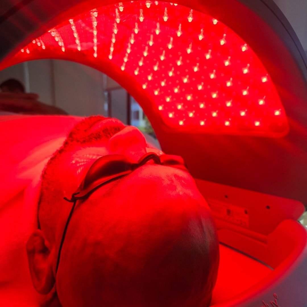 Medical grade LED light therapy technology used at our St Leonards clinic